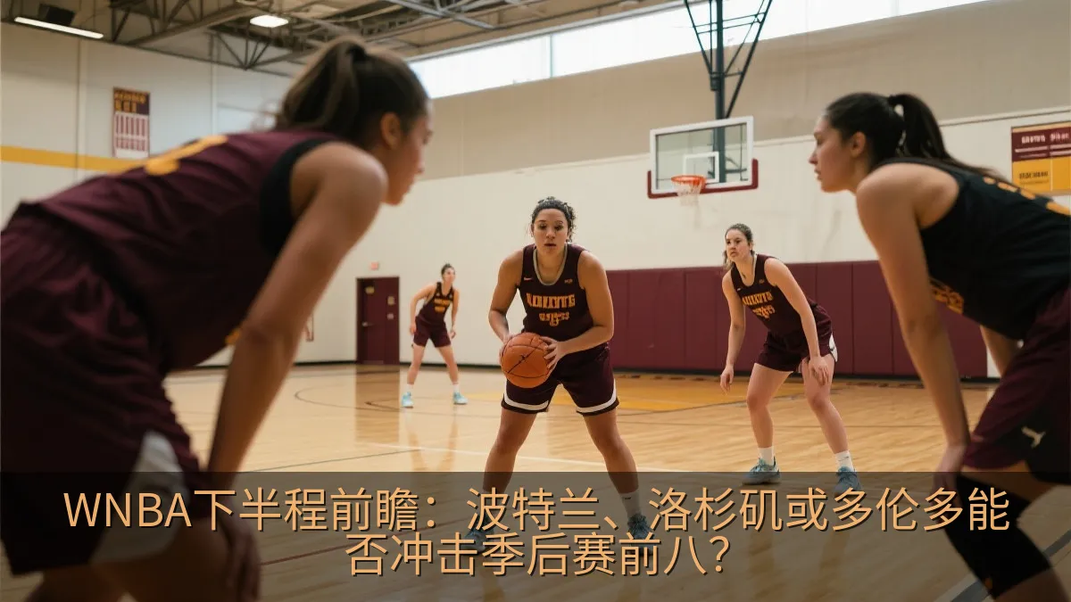 女子篮球队员在赛季关键阶段进行训练